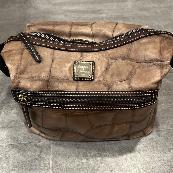 Dooney & Bourke Leather Shoulder Bag - Picture 2 of 11